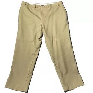 Lauren Ralph Lauren Men Dress Pants W42 Tan Total Comfort 100% Wool Business